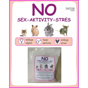 Hubení hlodavce NO sex-aktivity-stres Granule Balení: 850g