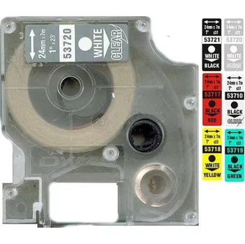 Pásek do tiskárny Páska Dymo D-1, 24 mm x 7 m, černý tisk na žluté