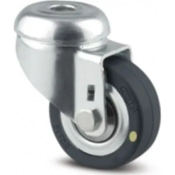Dvoukolový ruční vozík Antistatické přístrojové kolečko 50, otočné, středový šroub