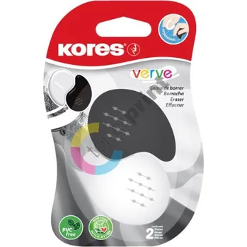 Pryž Pryž Kores Verve, černá a bílá, v blistru 2 kusy