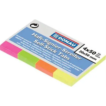 Záložky samolep.4x50ls 20x50 NEON