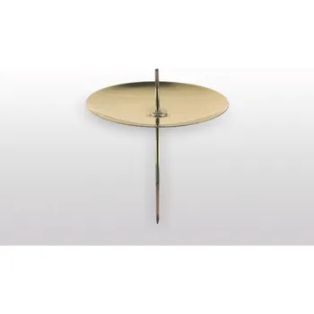 Svícen Bodec na svíčku, S15, zlatý, 50 mm