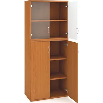 Policová skříň Hobis Skříň S 5 80 11 Barva dveří: buk, Barva korpusu: jako dveře, Úchytky: UCO