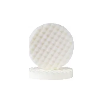 Leštící houba bílá jemná vlnitá, antihologram 200mm