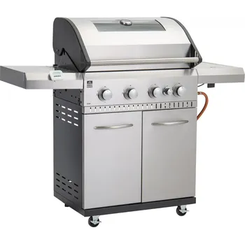 Zahradní gril Landmann INOX 4.1 plynový gril 17 kW 12101