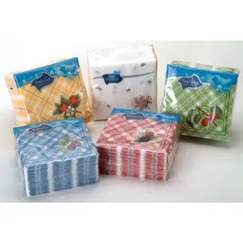 Papírový ubrousek Ubrousky 33x33 60ks 1vrst.SALVIA tisk