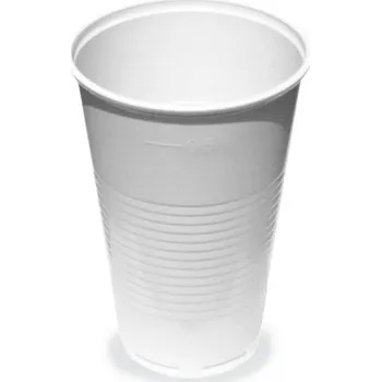 Jednorázové nádobí Kelímek 0,5 l, bílý, 50 ks, pivní