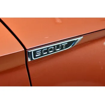Znak automobilu Škoda Superb III facelift-Boční nápis SCOUT pravý