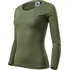 Dámské tričko Malfini Fit-T 169 LS khaki L