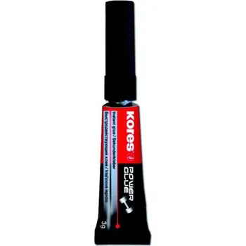 Kancelářské lepidlo Lepidlo vteřinové Kores, 3 g