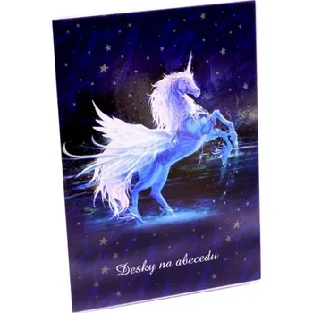 desky na sešit Zásobník ABC Unicorn