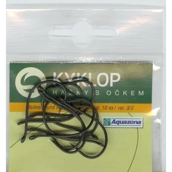 Rybářský háček Háček Aquazona Kyklop velikost 2/0, balení 10 ks