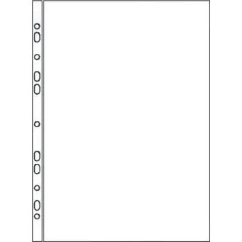 Obal euro A4 U, 80 micronů, hladký