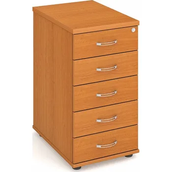 Hobis Kontejner K 25 C Barva dveří: buk, Barva korpusu: šedá, Úchytky: USH