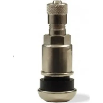 525MS ventil bezdušový stříbrný KOVOVÝ pro ALU disk pro otvor 11,3 mm