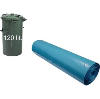 Pytle na odpadky Pytel odpadové PE, 70 x 110 cm, 60 mi, 20 ks, modré