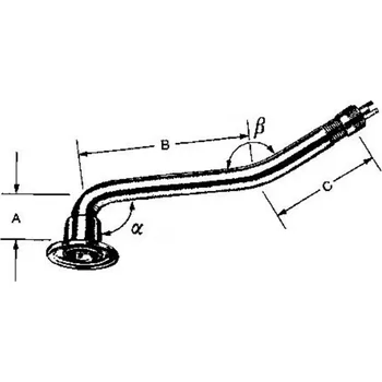 V5462 V3-04-2 ventil 2 x zahnutý na patku