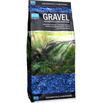 Dekorace do akvária Písek AQUA EXCELLENT 3-6 mm modrý (1kg)