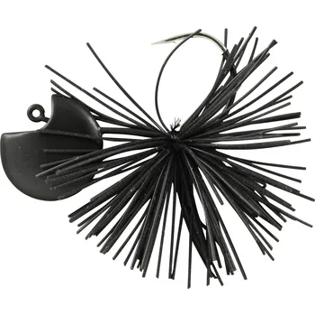 Rybářský háček Jigová hlavička Gamakatsu-Spro Wacky Head Black Vel.2 3,5g (2ks)