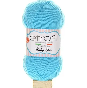 Příze Etrofil Baby Can tyrkysová 80052