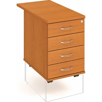 Zásuvkový kontejner Hobis Kontejner K 24 C 80 Barva dveří: bílá, Barva korpusu: jako dveře, Úchytky: USN