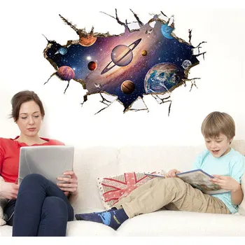 Samolepící dekorace Živá Zeď Samolepka na zeď Planety a vesmír58,5 x 90 cm