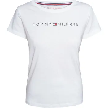 Dámské tričko Tommy Hilfiger Tee Logo UW0UW01618-100