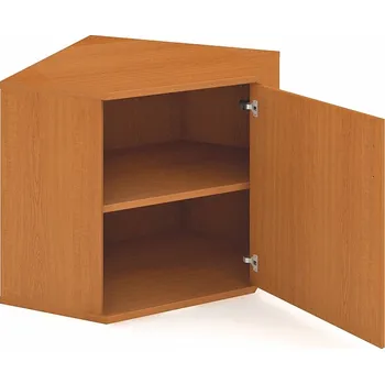 Nábytek Hobis Skříň SRV 2 01 P Barva dveří: olše, Barva korpusu: šedá, Úchytky: USN