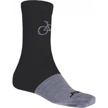 Sensor Tour Merino Wool černé/šedé 35-38