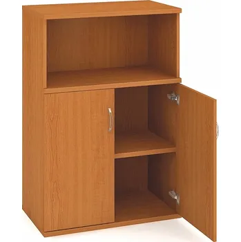 Policová skříň Hobis Skříň S 3 80 02 Barva dveří: akát, Barva korpusu: šedá, Úchytky: UCO