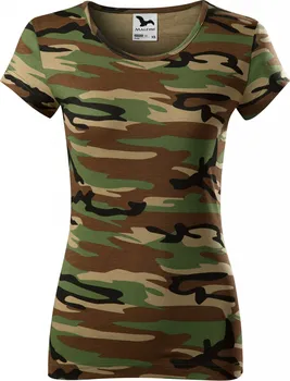 dámské tričko Malfini Pure 122 Camouflage Brown