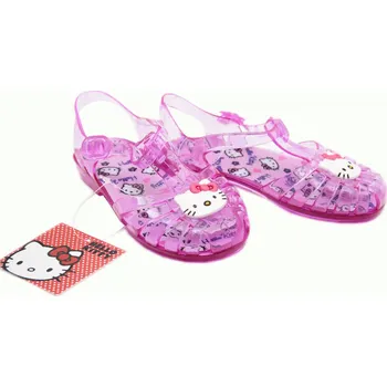 Dívčí sandály Hello Kitty letní dívčí růžové sandálky Velikost: 29