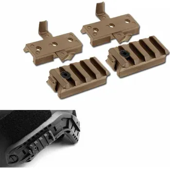 FMA FMA RIS lišta a WING-LOC adaptér pro přilby OPS FAST / MICH - Písková