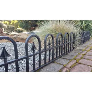 Plot Plastový okrasný plot 230 x 22 cm (Plastový plůtek k záhonkům)