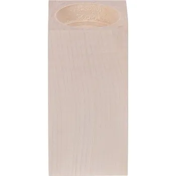 Svícen FK Dřevěný svícen - 10x5 cm