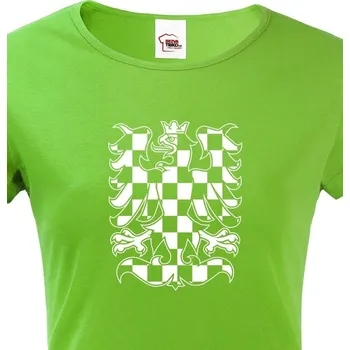 Dámské tričko Dámské tričko Moravská orlice, Barva Zelená, Velikost XL, Canvas Dámské tričko s krátkým rukávem Bezvatriko.cz 1