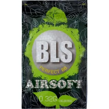 Airsoftová kulička BLS BLS airsoftové kuličky BIO 0,32g, 3120 BBs (sáček) - Bílá
