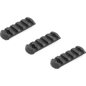 Sportovní střelba ASG ASG nylonová RIS lišta M-RAIL pro M-LOK, 5 slots / 60 mm (3 kusy) - Černá
