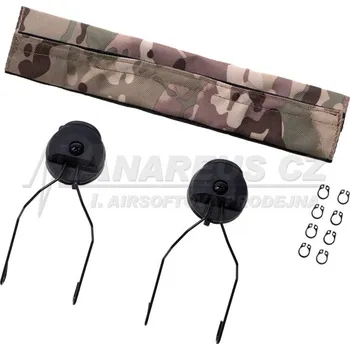 Vysílačka Z-Tactical Rail adapter set na helmu pro headset Sordin SRD, černý