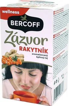Léčivý čaj Bercoff Klember Zázvor s rakytníkem 20 x 2 g