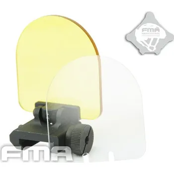 Sportovní střelba FMA FMA sklopné ochranné sklíčko pro zaměřovače na RIS lištu - Černá