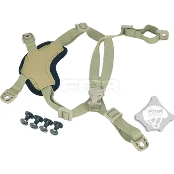 FMA FMA univerzální řemení pro helmu, typ X - Písková