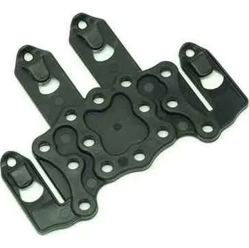 Airsoft FMA FMA CQC MOLLE platforma STRIKE pro holstery - Černá