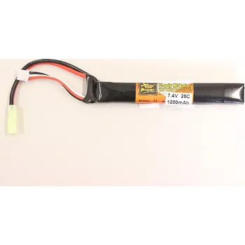 Baterie pro airsoftovou zbraň XCell Li-Pol baterie X-Cell 7,4V 1200mAh, 25C - Stick (buffer)