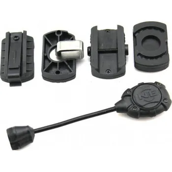 Svítilna Night Evolution Svítilna na helmu MPLS 3 bílá/červená/IR LED, černá