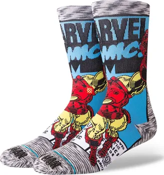 Pánské ponožky Stance Marvel Socks Iron Man Comic 38-42