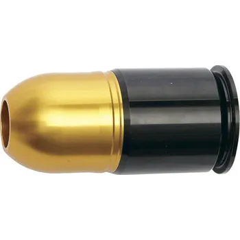 Airsoftová zbraň ASG ASG plynový 40mm granát na 65 BBs / 2 paintball kuličky - Zlatá / černá