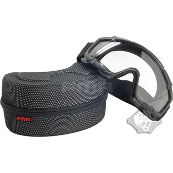 Airsoft FMA FMA taktické ochranné brýle SI (2 zorníky) - Černá