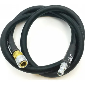 Airsoft EPES EPeS HPA hadice S&F s opletem, 115 cm, QD Foster - Černá