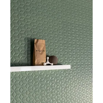 Obklad Springpaper 3D-02 Green - obkládačka rektifikovaná 25x75 zelená CSASP3DG02